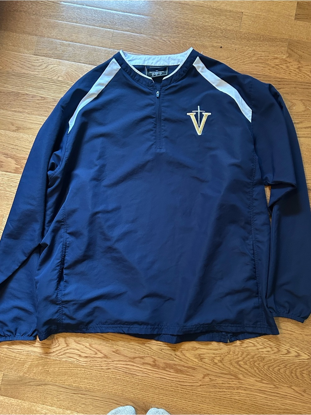 V University Windbreaker Jacket 2XL Navy Unisex Adult